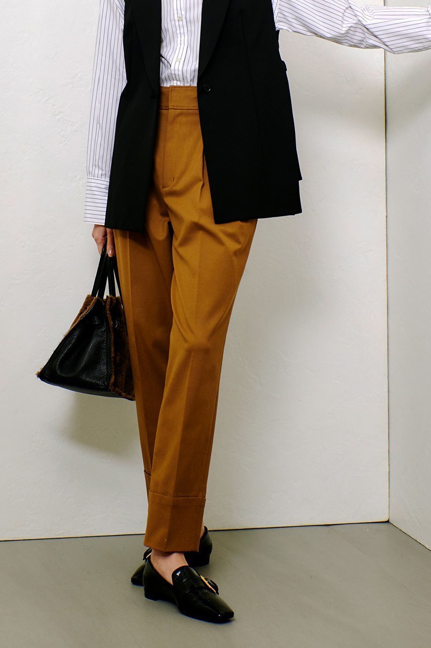 【アルアバイル/allureville】のタックテーパードパンツ 人気、トレンドファッション・服の通販 founy(ファニー) 　ファッション　Fashion　レディースファッション　Fashion for Women　パンツ　Pants & Trousers　オケージョン　Occasion Wear　ストレッチ　Stretch, Stretchy Fabric　フロント　Front, Front Design　マニッシュ　Mannish, Boyish　エレガント 上品　Elegant　再入荷　Restock / Back in Stock　other-6|ID: prp329100004822325 ipo3291000000035054592