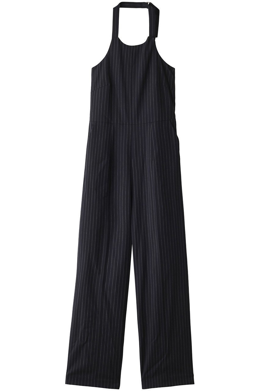 【メゾンスペシャル/MAISON SPECIAL】のAmerican Sleeve Stripe Jumpsuit/アメスリストライプジャンプスーツ インテリア・キッズ・メンズ・レディースファッション・服の通販 founy(ファニー) 　ファッション　Fashion　レディースファッション　Fashion for Women　パンツ　Pants & Trousers　インナー　Innerwear　春　Spring　シャーリング　Shirring, Ruched　ショート　Short, Short Length　ジャケット　Jacket, Outerwear　ストライプ　Stripe, Striped Pattern　スーツ　Suit, Formalwear　ボレロ　Bolero, Short Cardigan　リラックス　Relax, Relaxed Fit　ロング　Long, Long-Length　再入荷　Restock / Back in Stock　夏　Summer　エレガント 上品　Elegant　NVY(ネイビー)|ID: prp329100004822330 ipo3291000000035054723
