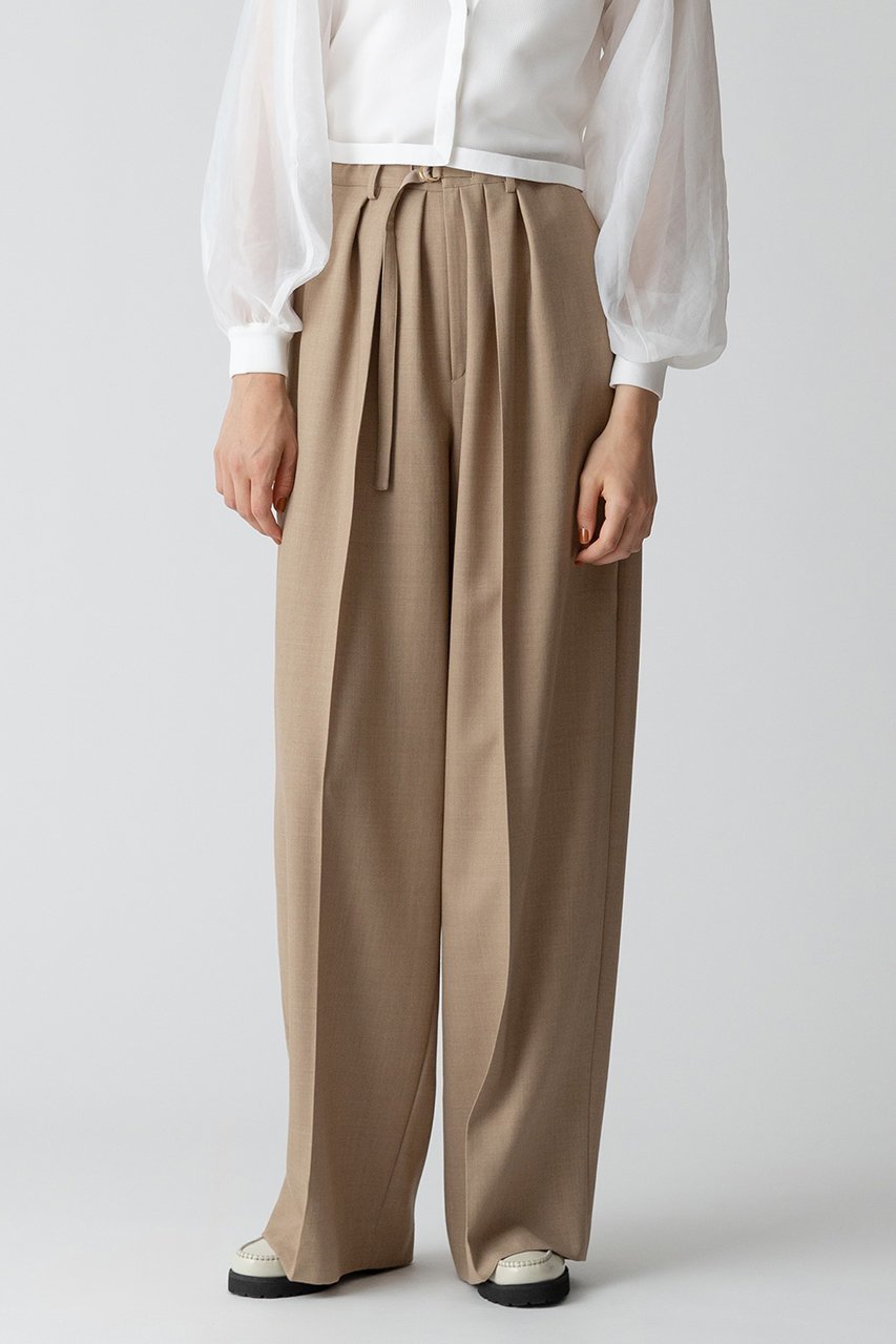 【アルアバイル/allureville】のギャバタックモダンワイドパンツ 人気、トレンドファッション・服の通販 founy(ファニー) ファッション Fashion レディースファッション Fashion for Women パンツ Pants & Trousers グログラン Grosgrain, Grosgrain Ribbon フォルム Silhouette, Form フロント Front, Front Design ワイド Wide, Wide Fit 再入荷 Restock / Back in Stock 秋 Autumn other-4|ID: prp329100004822332 ipo3291000000035055036