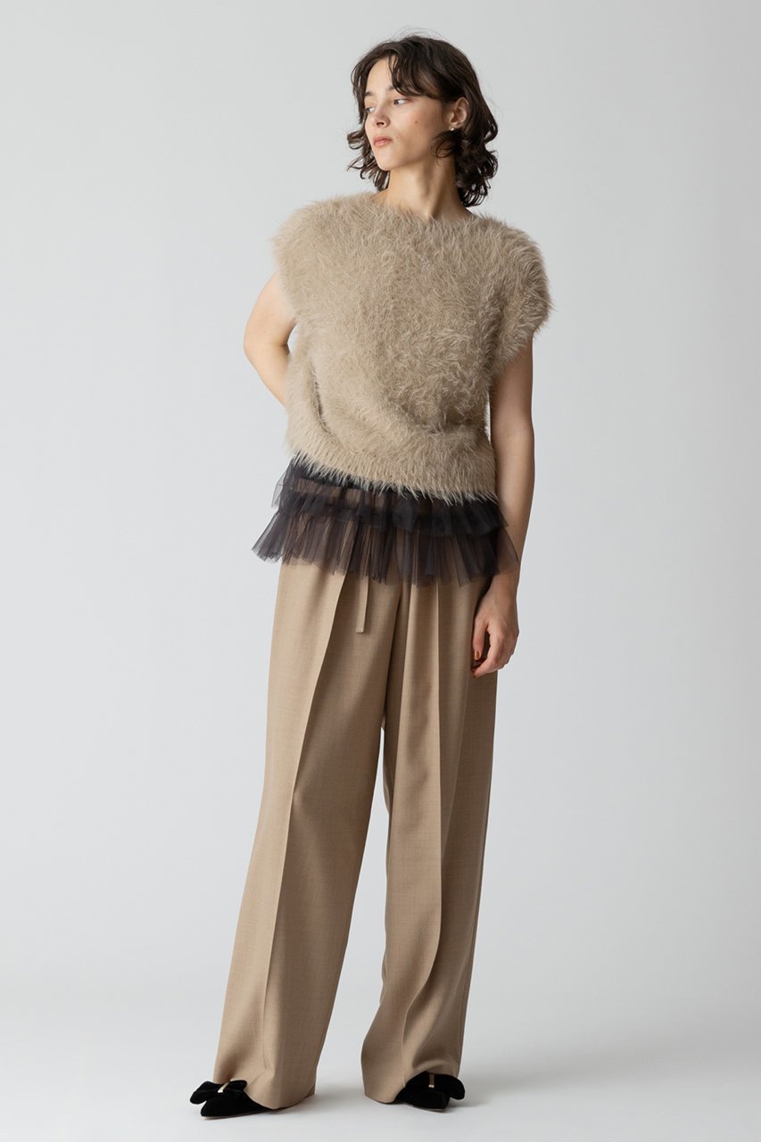 【アルアバイル/allureville】のギャバタックモダンワイドパンツ 人気、トレンドファッション・服の通販 founy(ファニー) ファッション Fashion レディースファッション Fashion for Women パンツ Pants & Trousers グログラン Grosgrain, Grosgrain Ribbon フォルム Silhouette, Form フロント Front, Front Design ワイド Wide, Wide Fit 再入荷 Restock / Back in Stock 秋 Autumn other-7|ID: prp329100004822332 ipo3291000000035055039