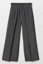 【アルアバイル/allureville】のギャバタックモダンワイドパンツ 人気、トレンドファッション・服の通販 founy(ファニー) ファッション Fashion レディースファッション Fashion for Women パンツ Pants & Trousers グログラン Grosgrain, Grosgrain Ribbon フォルム Silhouette, Form フロント Front, Front Design ワイド Wide, Wide Fit 秋 Autumn thumbnail チャコールグレー|ID: prp329100004822332 ipo3291000000035360958