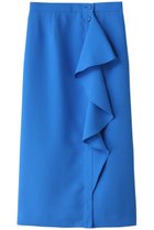 【アルアバイル/allureville】の【Loulou Willoughby】アシメフリルタイトスカート 人気、トレンドファッション・服の通販 founy(ファニー) ファッション Fashion レディースファッション Fashion for Women スカート Skirts ロングスカート Long Skirts / Maxi & Midi Skirts アシンメトリー Asymmetrical Style フリル Frill, Ruffle ロング Long, Long-Length エレガント 上品 Elegant 再入荷 Restock / Back in Stock thumbnail ブルー|ID: prp329100004822334 ipo3291000000035055055