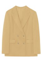 【アナイ/ANAYI】のウールサテンダブル ジャケット 人気、トレンドファッション・服の通販 founy(ファニー) ファッション Fashion レディースファッション Fashion for Women アウター Coat / Outerwear Collection レディースジャケット・軽アウター Jackets おすすめ Recommended / Our Picks サテン Satin, Glossy Fabric ジャケット Jacket, Outerwear スタイリッシュ Stylish, Fashionable ストレート Straight, Straight Cut スーツ Suit, Formalwear ダブル Double, Double-Breasted メタル Metal, Metal Parts エレガント 上品 Elegant 再入荷 Restock / Back in Stock |ID:prp329100004822336