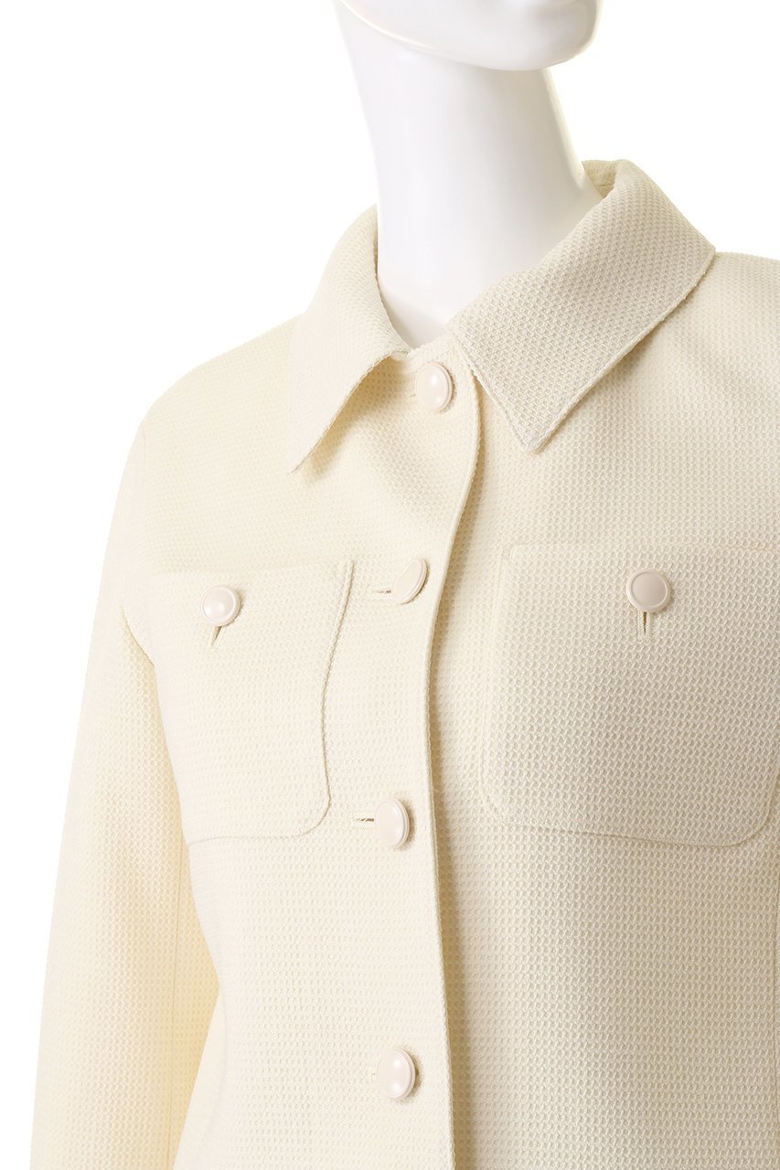 【アナイ/ANAYI】のワッフルツイードポケットジャケット 人気、トレンドファッション・服の通販 founy(ファニー) 　ファッション　Fashion　レディースファッション　Fashion for Women　アウター　Coat / Outerwear Collection　レディースジャケット・軽アウター　Jackets　インナー　Innerwear　クラシカル　Classical, Vintage-Inspired　ジャケット　Jacket, Outerwear　セットアップ　Set-Up, Coordinated Outfit　ツイード　Twill, Twill Weave　ミドル　Middle Length, Mid Height　リラックス　Relax, Relaxed Fit　ワッフル　Waffle, Waffle Knit　夏　Summer　other-5|ID: prp329100004822339 ipo3291000000035950186