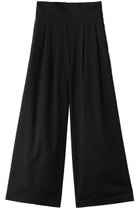 【ミディウミソリッド/MIDIUMISOLID】のhi-waist wide PT.S パンツ 人気、トレンドファッション・服の通販 founy(ファニー) ファッション Fashion レディースファッション Fashion for Women パンツ Pants & Trousers シャーリング Shirring, Ruched シンプル Simple, Minimal ロング Long, Long-Length thumbnail black|ID: prp329100004822342 ipo3291000000035055779