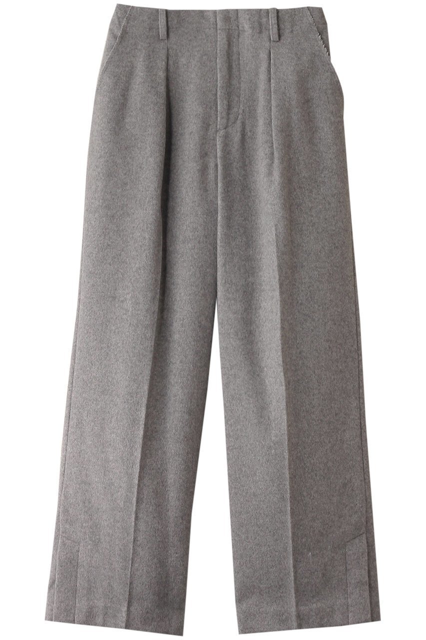 【メゾンスペシャル/MAISON SPECIAL】のSaxony Pants/サキソニーパンツ インテリア・キッズ・メンズ・レディースファッション・服の通販 founy(ファニー) 　ファッション　Fashion　レディースファッション　Fashion for Women　パンツ　Pants & Trousers　シューズ　Shoes, Footwear　スニーカー　Sneakers, Trainers　スリット　Slit, Slit Detail　フレア　Flare, Flared　ポケット　Pocket, Pocket Detail　リラックス　Relax, Relaxed Fit　冬　Winter / This Winter　おすすめ　Recommended / Our Picks　GRY(グレー)|ID: prp329100004822343 ipo3291000000035055900