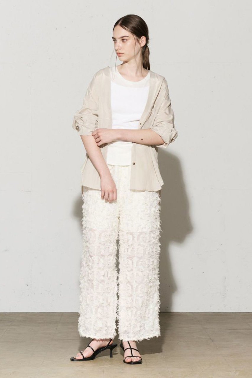 【ミディウミソリッド/MIDIUMISOLID】のfringe lace easy PT パンツ 人気、トレンドファッション・服の通販 founy(ファニー) ファッション Fashion レディースファッション Fashion for Women パンツ Pants & Trousers おすすめ Recommended / Our Picks シアー Sheer, See-Through セットアップ Set-Up, Coordinated Outfit パーティ Party, Party Style ビスチェ Bustier, Corset Top ワイド Wide, Wide Fit other-6|ID: prp329100004822344 ipo3291000000035055938