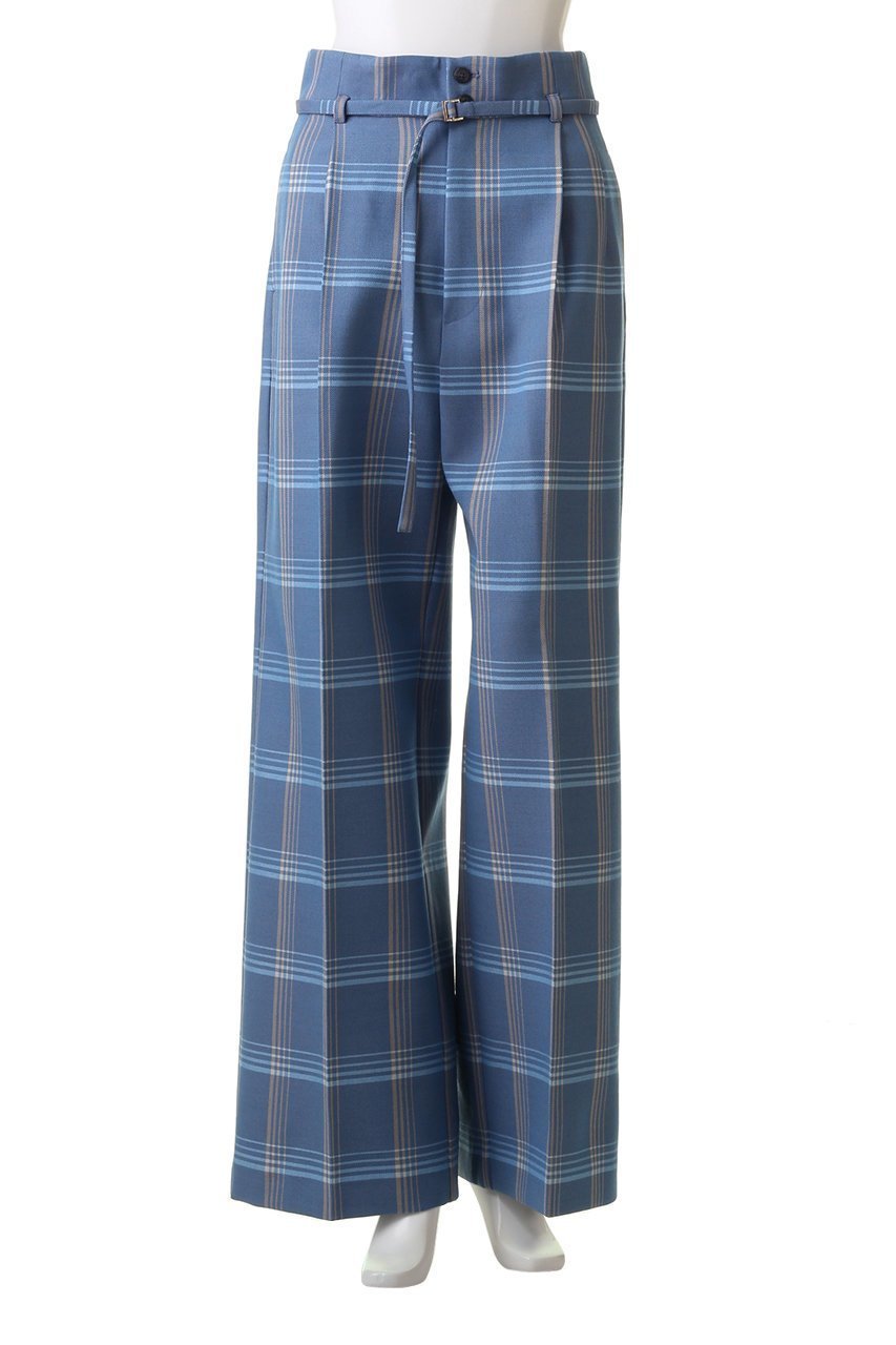 【メゾンスペシャル/MAISON SPECIAL】のチェックハイウエストワイドパンツ 人気、トレンドファッション・服の通販 founy(ファニー) 　ファッション　Fashion　レディースファッション　Fashion for Women　パンツ　Pants & Trousers　おすすめ　Recommended / Our Picks　チェック　Check, Plaid, Tartan　ワイド　Wide, Wide Fit　エレガント 上品　Elegant　other-2|ID: prp329100004822350 ipo3291000000035056186