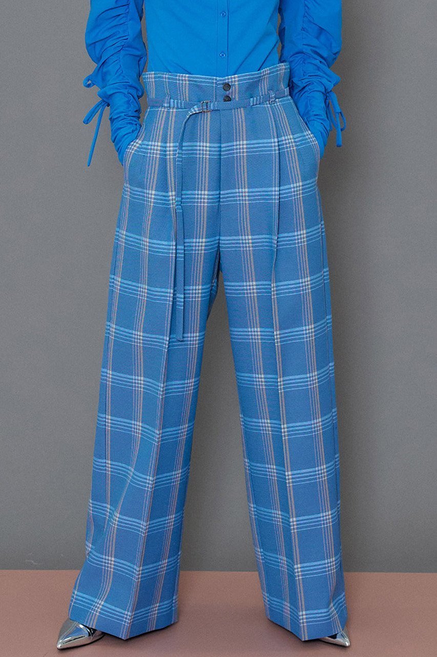 【メゾンスペシャル/MAISON SPECIAL】のチェックハイウエストワイドパンツ 人気、トレンドファッション・服の通販 founy(ファニー) 　ファッション　Fashion　レディースファッション　Fashion for Women　パンツ　Pants & Trousers　おすすめ　Recommended / Our Picks　チェック　Check, Plaid, Tartan　ワイド　Wide, Wide Fit　エレガント 上品　Elegant　other-6|ID: prp329100004822350 ipo3291000000035056190
