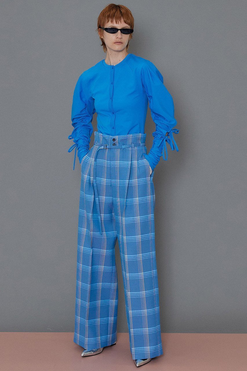 【メゾンスペシャル/MAISON SPECIAL】のチェックハイウエストワイドパンツ 人気、トレンドファッション・服の通販 founy(ファニー) 　ファッション　Fashion　レディースファッション　Fashion for Women　パンツ　Pants & Trousers　おすすめ　Recommended / Our Picks　チェック　Check, Plaid, Tartan　ワイド　Wide, Wide Fit　エレガント 上品　Elegant　other-8|ID: prp329100004822350 ipo3291000000035056192