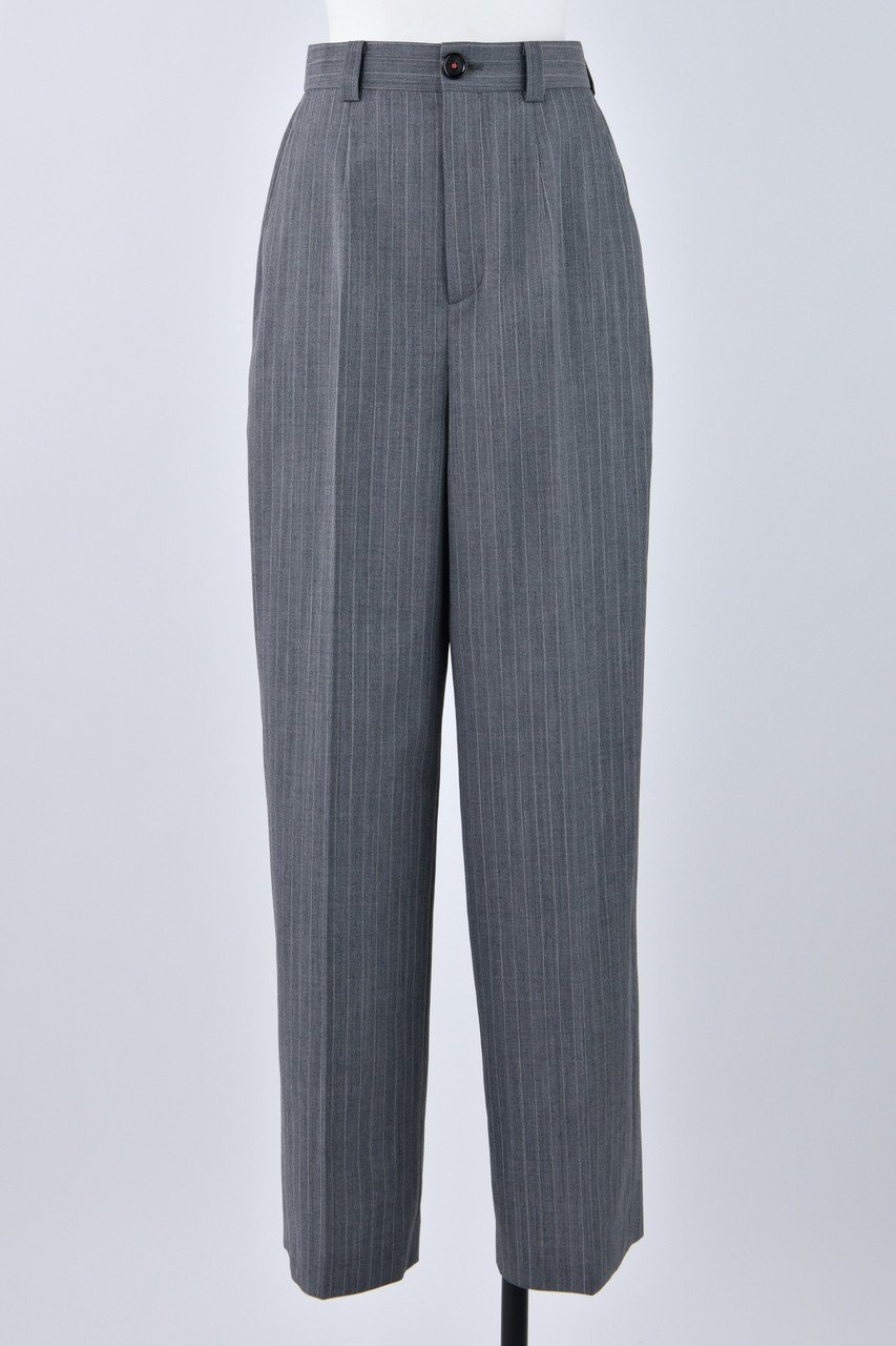 【ナゴンスタンス/nagonstans】のギャバストライプ Slacks/スラックス インテリア・キッズ・メンズ・レディースファッション・服の通販 founy(ファニー) 　ファッション　Fashion　レディースファッション　Fashion for Women　パンツ　Pants & Trousers　ストライプ　Stripe, Striped Pattern　スラックス　Slacks, Dress Pants　Wolf|ID: prp329100004822352 ipo3291000000035056211
