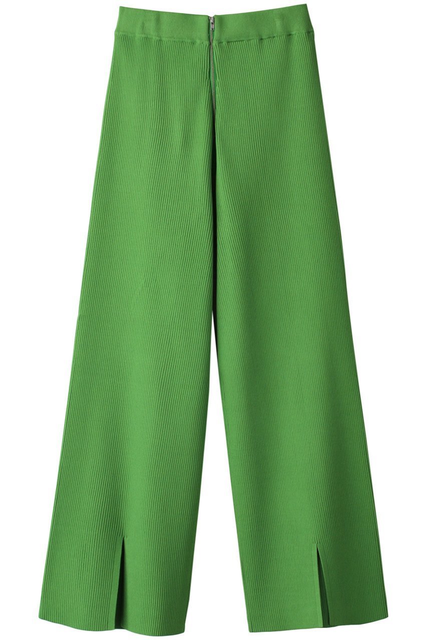 【メゾンスペシャル/MAISON SPECIAL】のジップリブニットパンツ インテリア・キッズ・メンズ・レディースファッション・服の通販 founy(ファニー) 　ファッション　Fashion　レディースファッション　Fashion for Women　パンツ　Pants & Trousers　おすすめ　Recommended / Our Picks　コンパクト　Compact, Small Size　ストレッチ　Stretch, Stretchy Fabric　セットアップ　Set-Up, Coordinated Outfit　トレンド　Trend, Trending Now　フレア　Flare, Flared　夏　Summer　春　Spring　S/S・春夏　SS, Spring/Summer, Warm Season　GRN(グリーン)|ID: prp329100004822360 ipo3291000000035056467