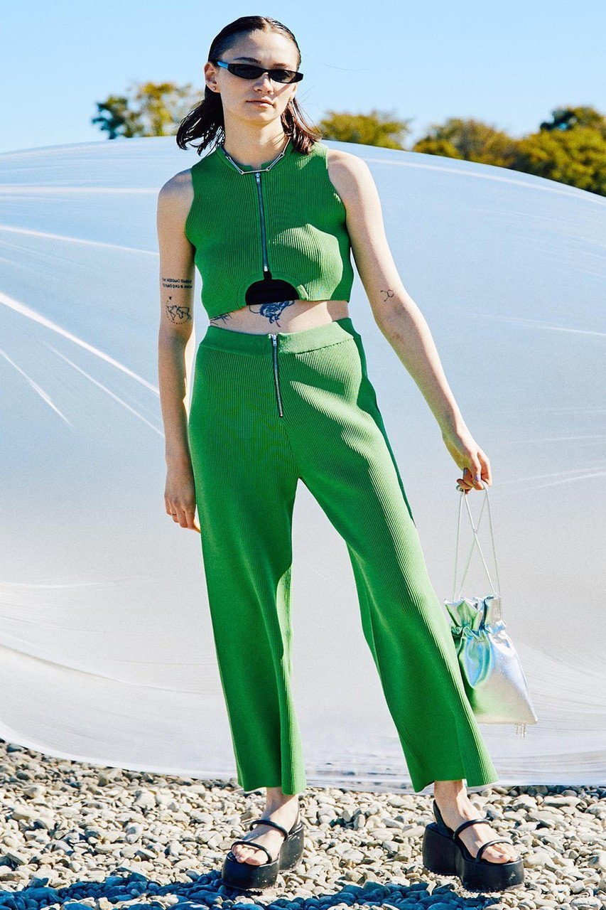 【メゾンスペシャル/MAISON SPECIAL】のジップリブニットパンツ 人気、トレンドファッション・服の通販 founy(ファニー) 　ファッション　Fashion　レディースファッション　Fashion for Women　パンツ　Pants & Trousers　おすすめ　Recommended / Our Picks　コンパクト　Compact, Small Size　ストレッチ　Stretch, Stretchy Fabric　セットアップ　Set-Up, Coordinated Outfit　トレンド　Trend, Trending Now　フレア　Flare, Flared　夏　Summer　春　Spring　S/S・春夏　SS, Spring/Summer, Warm Season　other-6|ID: prp329100004822360 ipo3291000000035056472