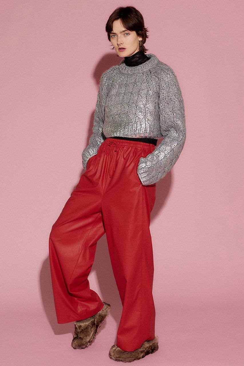 【メゾンスペシャル/MAISON SPECIAL】のフェイクレザーイージーパンツ 人気、トレンドファッション・服の通販 founy(ファニー) 　ファッション　Fashion　レディースファッション　Fashion for Women　パンツ　Pants & Trousers　ストレート　Straight, Straight Cut　フェイクレザー　Faux Leather, PU Leather　ワイド　Wide, Wide Fit　A/W・秋冬　Autumn/Winter　防寒　Cold Protection, Winter-Ready　other-8|ID: prp329100004822361 ipo3291000000035056501