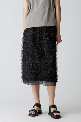 【アルアバイル/allureville】 フェザージャガードIラインスカート人気、トレンドファッション・服の通販 founy(ファニー) ファッション Fashion レディースファッション Fashion for Women スカート Skirts シアー Sheer, See-Through シンプル Simple, Minimal |ID:prp329100004822365