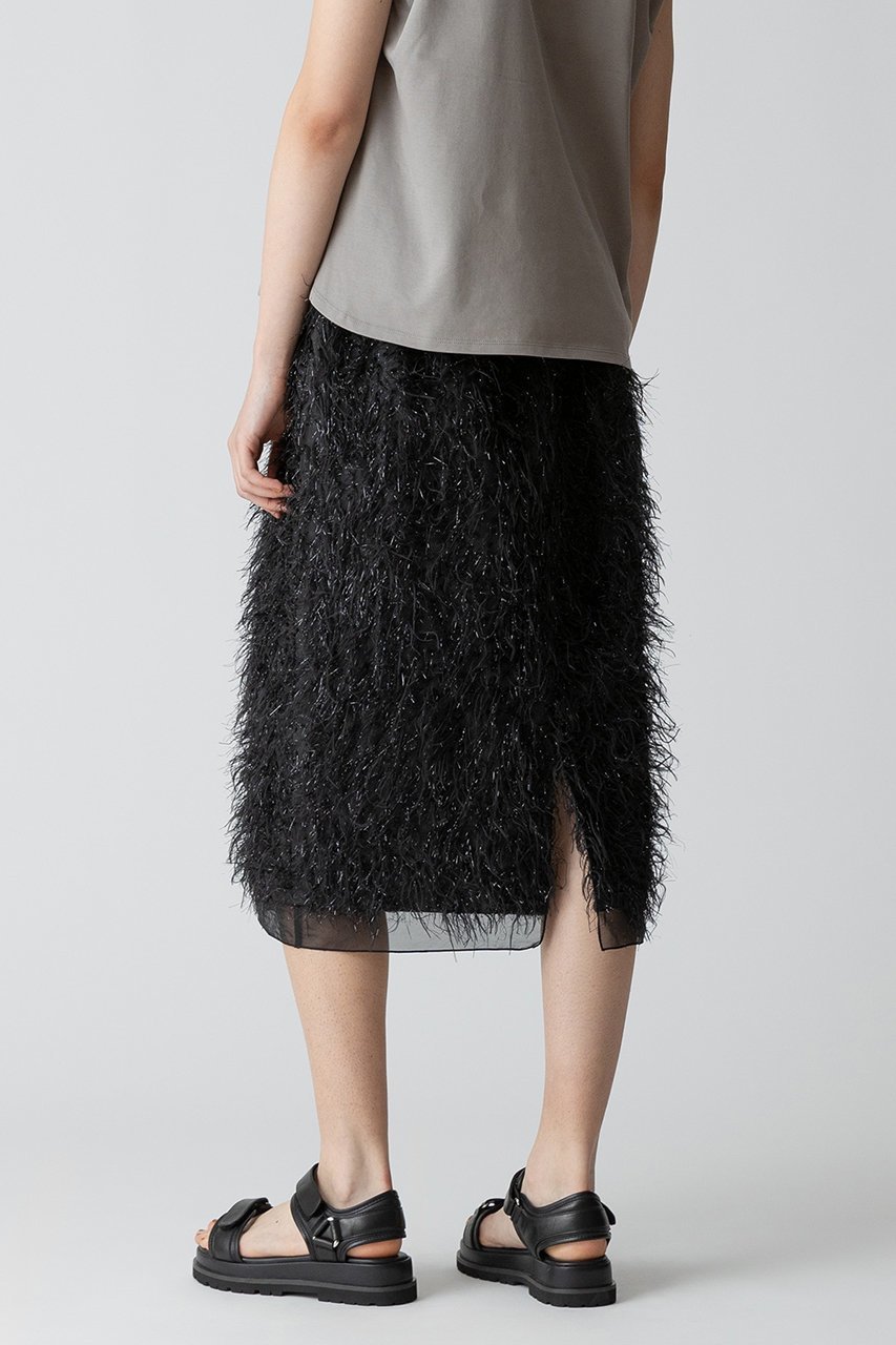 【アルアバイル/allureville】のフェザージャガードIラインスカート 人気、トレンドファッション・服の通販 founy(ファニー) 　ファッション　Fashion　レディースファッション　Fashion for Women　スカート　Skirts　シアー　Sheer, See-Through　シンプル　Simple, Minimal　other-3|ID: prp329100004822365 ipo3291000000035056989