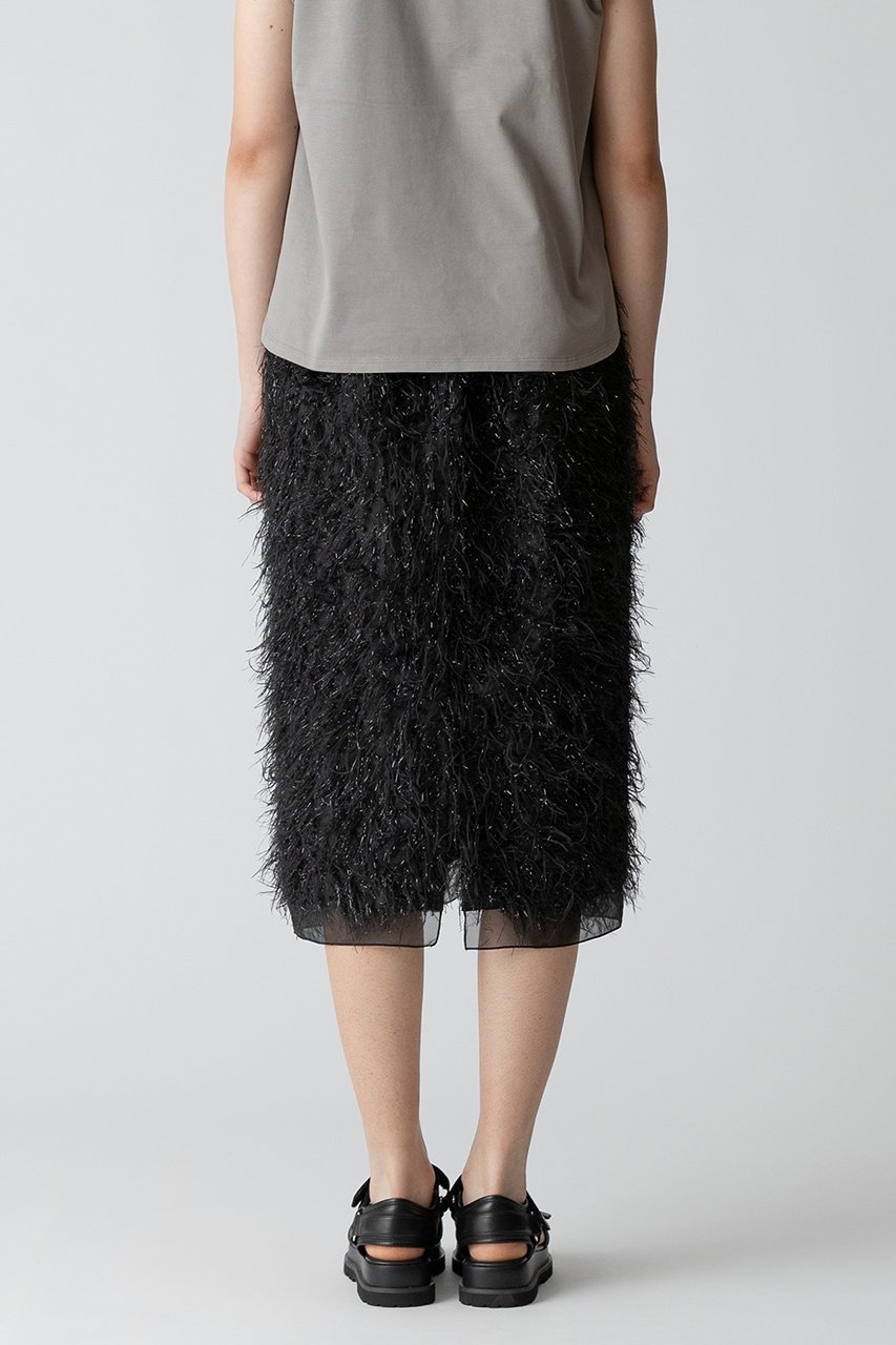 【アルアバイル/allureville】のフェザージャガードIラインスカート 人気、トレンドファッション・服の通販 founy(ファニー) 　ファッション　Fashion　レディースファッション　Fashion for Women　スカート　Skirts　シアー　Sheer, See-Through　シンプル　Simple, Minimal　other-4|ID: prp329100004822365 ipo3291000000035951745