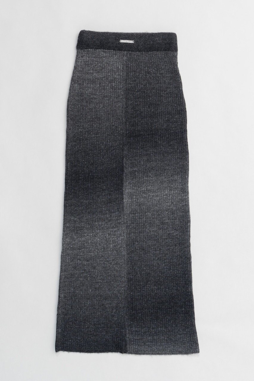 【プランク プロジェクト/PRANK PROJECT】のカスリニットスカート/Blur Knit Skirt 人気、トレンドファッション・服の通販 founy(ファニー) 　ファッション　Fashion　レディースファッション　Fashion for Women　スカート　Skirts　ロングスカート　Long Skirts / Maxi & Midi Skirts　スリット　Slit, Slit Detail　センター　Center, Center Line　ロング　Long, Long-Length　冬　Winter / This Winter　 other-1|ID: prp329100004822366 ipo3291000000035057100