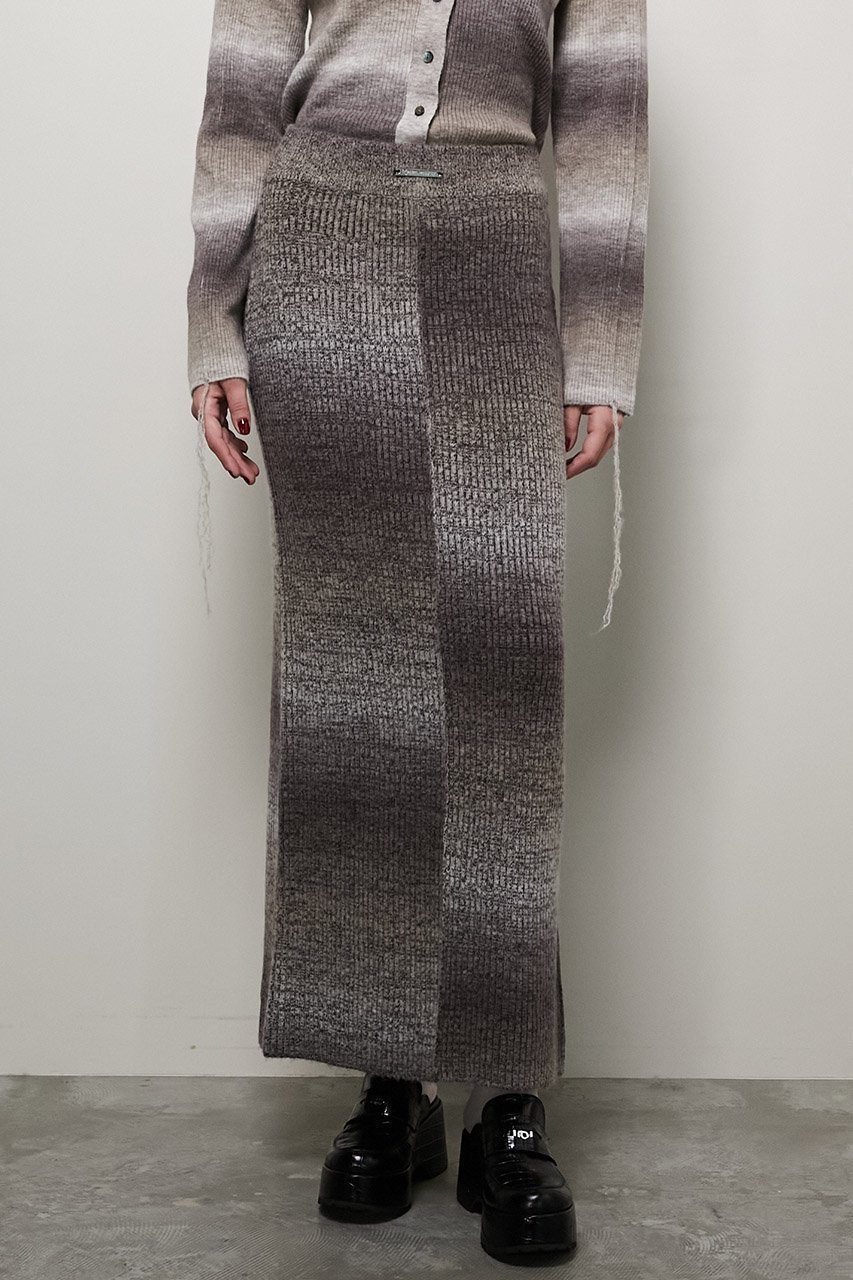 【プランク プロジェクト/PRANK PROJECT】のカスリニットスカート/Blur Knit Skirt 人気、トレンドファッション・服の通販 founy(ファニー) 　ファッション　Fashion　レディースファッション　Fashion for Women　スカート　Skirts　ロングスカート　Long Skirts / Maxi & Midi Skirts　スリット　Slit, Slit Detail　センター　Center, Center Line　ロング　Long, Long-Length　冬　Winter / This Winter　other-4|ID: prp329100004822366 ipo3291000000035057106