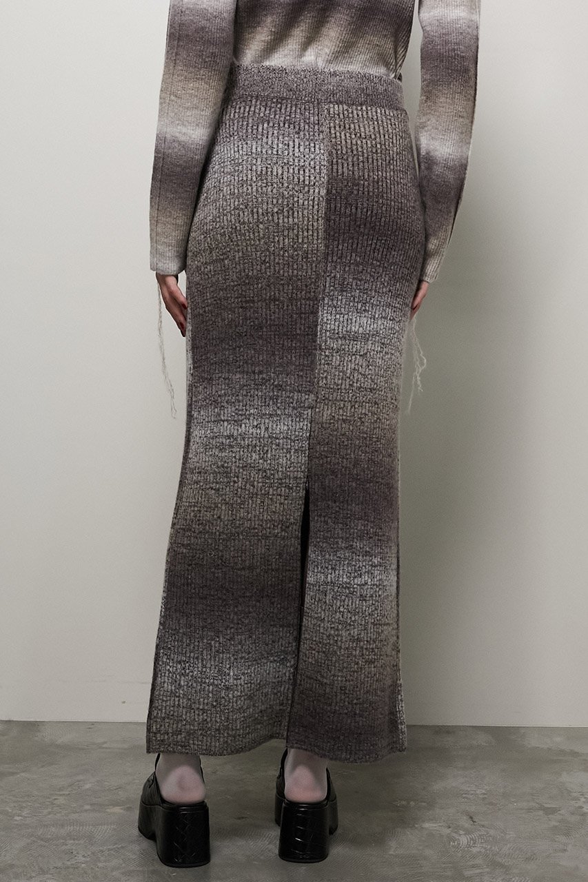 【プランク プロジェクト/PRANK PROJECT】のカスリニットスカート/Blur Knit Skirt 人気、トレンドファッション・服の通販 founy(ファニー) 　ファッション　Fashion　レディースファッション　Fashion for Women　スカート　Skirts　ロングスカート　Long Skirts / Maxi & Midi Skirts　スリット　Slit, Slit Detail　センター　Center, Center Line　ロング　Long, Long-Length　冬　Winter / This Winter　other-6|ID: prp329100004822366 ipo3291000000035057108