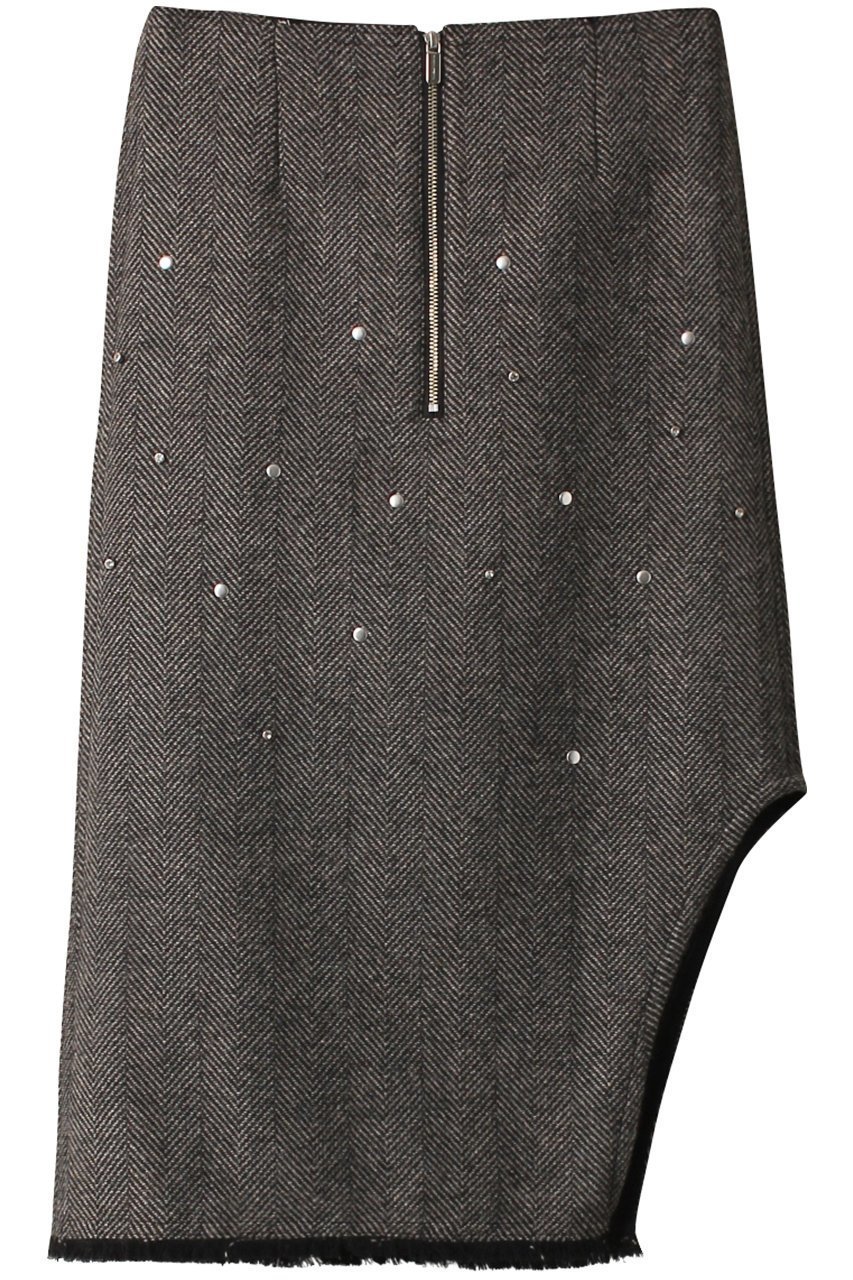 【メゾンスペシャル/MAISON SPECIAL】のStudded Asymmetric Skirt/スタッズアシンメトリースカート 人気、トレンドファッション・服の通販 founy(ファニー) 　ファッション　Fashion　レディースファッション　Fashion for Women　スカート　Skirts　おすすめ　Recommended / Our Picks　クラシカル　Classical, Vintage-Inspired　スタッズ　Studs, Metal Accents　セットアップ　Set-Up, Coordinated Outfit　タイツ　Tights, Legwear　ツイード／ツィード　Choker, Choker Necklace　ビスチェ　Bustier, Corset Top　レース　Lace, Lace Fabric　A/W・秋冬　Autumn/Winter　 other-1|ID: prp329100004822371 ipo3291000000035057365