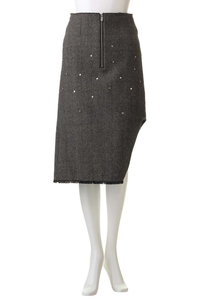 【メゾンスペシャル/MAISON SPECIAL】のStudded Asymmetric Skirt/スタッズアシンメトリースカート 人気、トレンドファッション・服の通販 founy(ファニー) 　ファッション　Fashion　レディースファッション　Fashion for Women　スカート　Skirts　おすすめ　Recommended / Our Picks　クラシカル　Classical, Vintage-Inspired　スタッズ　Studs, Metal Accents　セットアップ　Set-Up, Coordinated Outfit　タイツ　Tights, Legwear　ツイード／ツィード　Choker, Choker Necklace　ビスチェ　Bustier, Corset Top　レース　Lace, Lace Fabric　A/W・秋冬　Autumn/Winter　other-2|ID: prp329100004822371 ipo3291000000035057368