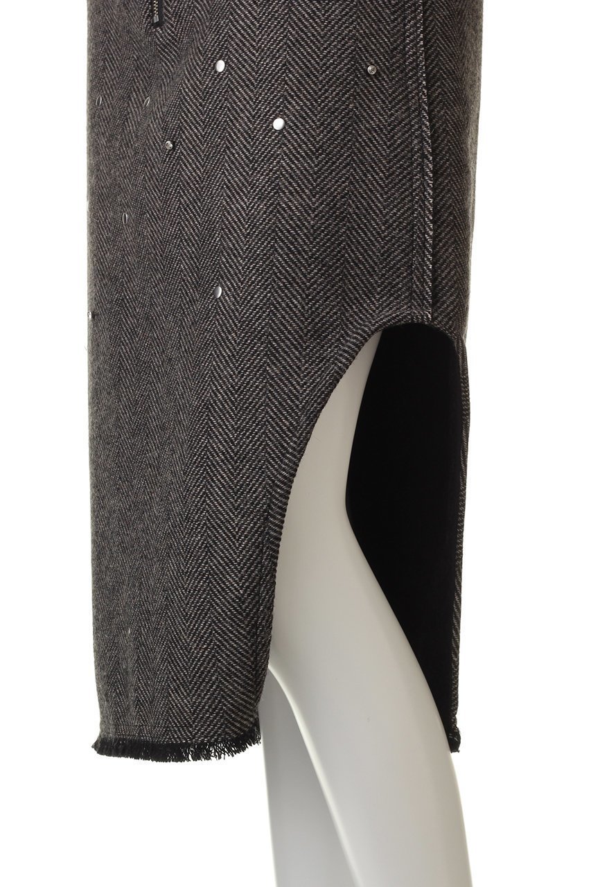 【メゾンスペシャル/MAISON SPECIAL】のStudded Asymmetric Skirt/スタッズアシンメトリースカート 人気、トレンドファッション・服の通販 founy(ファニー) 　ファッション　Fashion　レディースファッション　Fashion for Women　スカート　Skirts　おすすめ　Recommended / Our Picks　クラシカル　Classical, Vintage-Inspired　スタッズ　Studs, Metal Accents　セットアップ　Set-Up, Coordinated Outfit　タイツ　Tights, Legwear　ツイード／ツィード　Choker, Choker Necklace　ビスチェ　Bustier, Corset Top　レース　Lace, Lace Fabric　A/W・秋冬　Autumn/Winter　other-6|ID: prp329100004822371 ipo3291000000035057372