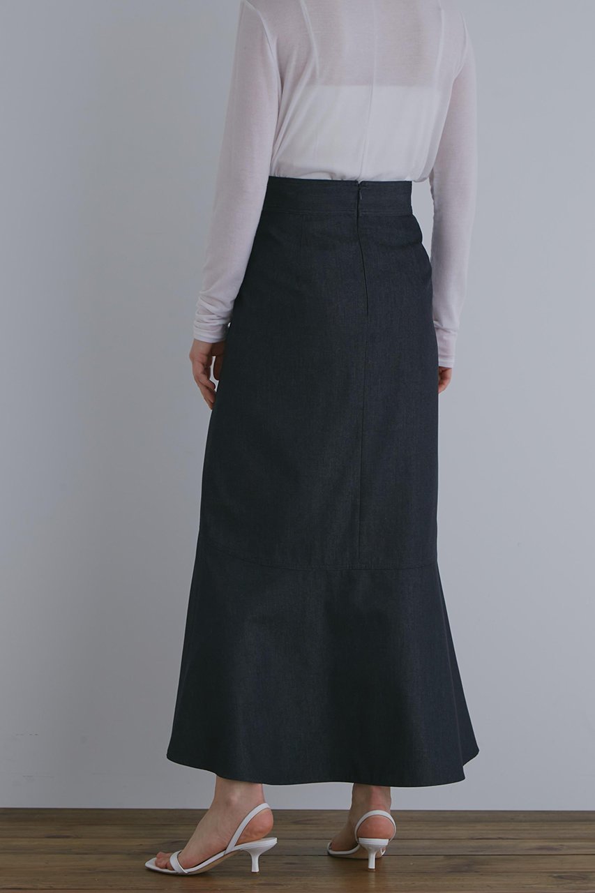 【ル フィル/LE PHIL】のクチュールデニムマーメイドスカート 人気、トレンドファッション・服の通販 founy(ファニー) 　ファッション　Fashion　レディースファッション　Fashion for Women　スカート　Skirts　ロングスカート　Long Skirts / Maxi & Midi Skirts　エレガント 上品　Elegant　デニム　Denim, Jeans Material　マーメイド　Mermaid, Fishtail Silhouette　ロング　Long, Long-Length　other-5|ID: prp329100004822373 ipo3291000000036030344