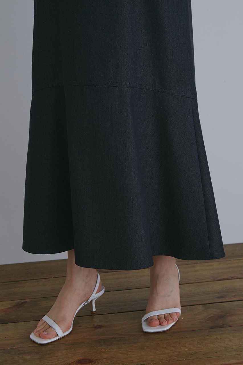 【ル フィル/LE PHIL】のクチュールデニムマーメイドスカート 人気、トレンドファッション・服の通販 founy(ファニー) 　ファッション　Fashion　レディースファッション　Fashion for Women　スカート　Skirts　ロングスカート　Long Skirts / Maxi & Midi Skirts　エレガント 上品　Elegant　デニム　Denim, Jeans Material　マーメイド　Mermaid, Fishtail Silhouette　ロング　Long, Long-Length　other-8|ID: prp329100004822373 ipo3291000000036030347