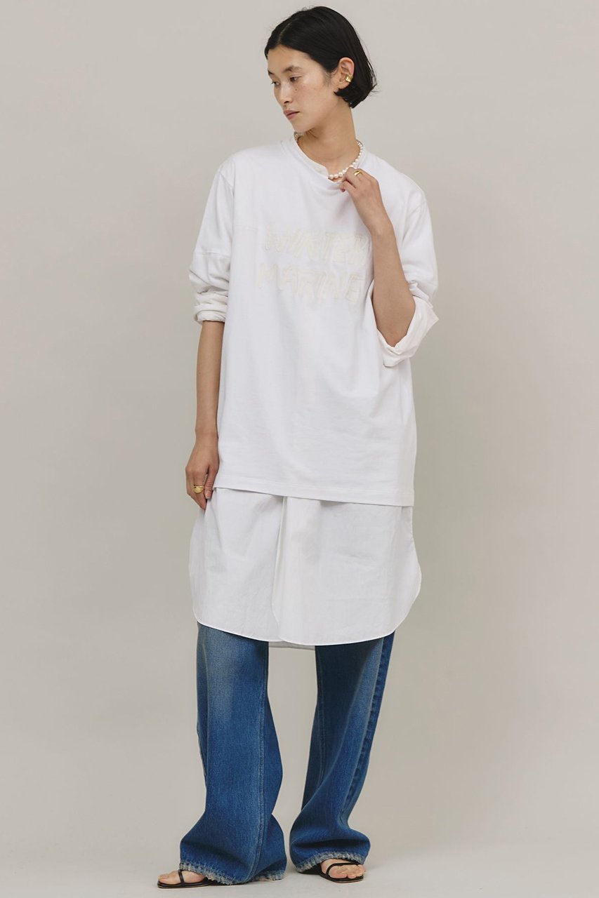 【カレンソロジー/Curensology】のWINTER MARINE Tシャツ 人気、トレンドファッション・服の通販 founy(ファニー) 　ファッション　Fashion　レディースファッション　Fashion for Women　トップス・カットソー　Cut & Sew Tops　シャツ・ブラウス・オフィスカジュアル　Elegant Blouses & Button-Ups　ロングTシャツ・Tシャツ　Longline T-Shirts & Tees　カットソー・ベーシックTシャツ　Cut-and-Sewn Tops / Stretch Tees & Basics　冬　Winter / This Winter　インド　Indian Textile　インナー　Innerwear　ジャケット　Jacket, Outerwear　スリーブ　Sleeve, Long Sleeve / Short Sleeve　ベスト　Vest, Waistcoat　ロング　Long, Long-Length　ヴィンテージ　Vintage Style　今季　This Season, Current Season　再入荷　Restock / Back in Stock　other-5|ID: prp329100004822565 ipo3291000000035061387
