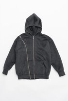 【プランク プロジェクト/PRANK PROJECT】のダブルジップシャギーパーカーDouble Zip Shaggy Hoodie BLK(ブラック)|ID: prp329100004822567 ipo3291000000035333088