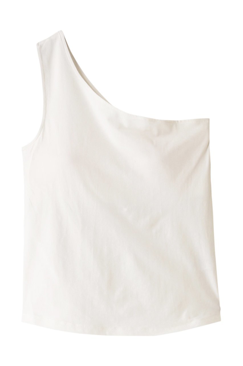 【ミディウミソリッド/MIDIUMISOLID】のone shoulder inner インナー 人気、トレンドファッション・服の通販 founy(ファニー) 　ファッション　Fashion　レディースファッション　Fashion for Women　トップス・カットソー　Cut & Sew Tops　キャミソール&ノースリーブ　Camisoles & Sleeveless Tops　シャツ・ブラウス・オフィスカジュアル　Elegant Blouses & Button-Ups　ロングTシャツ・Tシャツ　Longline T-Shirts & Tees　カットソー・ベーシックTシャツ　Cut-and-Sewn Tops / Stretch Tees & Basics　インナー　Innerwear　キャミソール　Camisole, Spaghetti Strap Top　ジャケット　Jacket, Outerwear　タンク　Tank Top, Sleeveless Top　 other-1|ID: prp329100004822573 ipo3291000000035061550