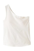 【ミディウミソリッド/MIDIUMISOLID】のone shoulder inner インナー 人気、トレンドファッション・服の通販 founy(ファニー) ファッション Fashion レディースファッション Fashion for Women トップス・カットソー Cut & Sew Tops キャミソール&ノースリーブ Camisoles & Sleeveless Tops シャツ・ブラウス・オフィスカジュアル Elegant Blouses & Button-Ups ロングTシャツ・Tシャツ Longline T-Shirts & Tees カットソー・ベーシックTシャツ Cut-and-Sewn Tops / Stretch Tees & Basics インナー Innerwear キャミソール Camisole, Spaghetti Strap Top ジャケット Jacket, Outerwear タンク Tank Top, Sleeveless Top thumbnail off white|ID: prp329100004822573 ipo3291000000035061551