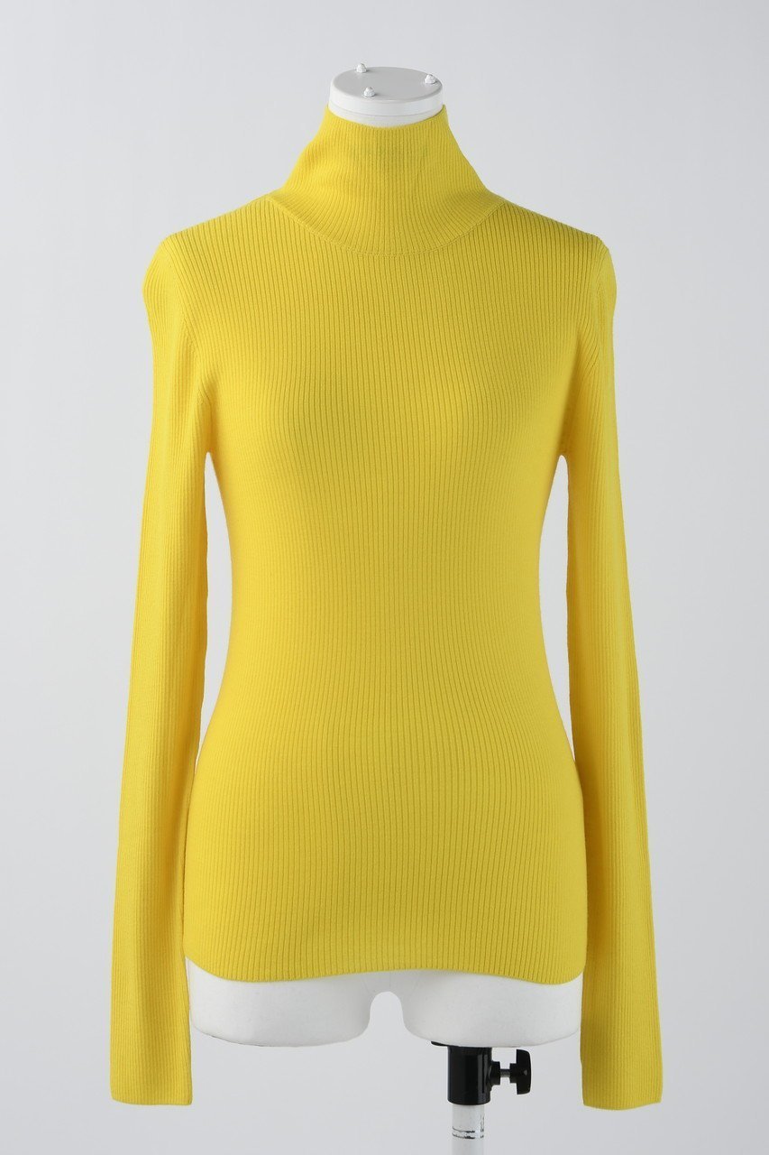 【エンフォルド/ENFOLD】のハイネック P.O/プルオーバー インテリア・キッズ・メンズ・レディースファッション・服の通販 founy(ファニー) 　ファッション　Fashion　レディースファッション　Fashion for Women　トップス・カットソー　Cut & Sew Tops　シャツ・ブラウス・オフィスカジュアル　Elegant Blouses & Button-Ups　ロングTシャツ・Tシャツ　Longline T-Shirts & Tees　カジュアルプルオーバー・ニットトップス　Pullovers & Knit Tops / Casual Pullovers　カットソー・ベーシックTシャツ　Cut-and-Sewn Tops / Stretch Tees & Basics　イエロー　Yellow　カットソー　Cut and Sewn Top　スリーブ　Sleeve, Long Sleeve / Short Sleeve　ハイネック　High Neck, Mock Neck　ベーシック　Basic, Essential　ロング　Long, Long-Length　イエロー|ID: prp329100004822594 ipo3291000000035061865