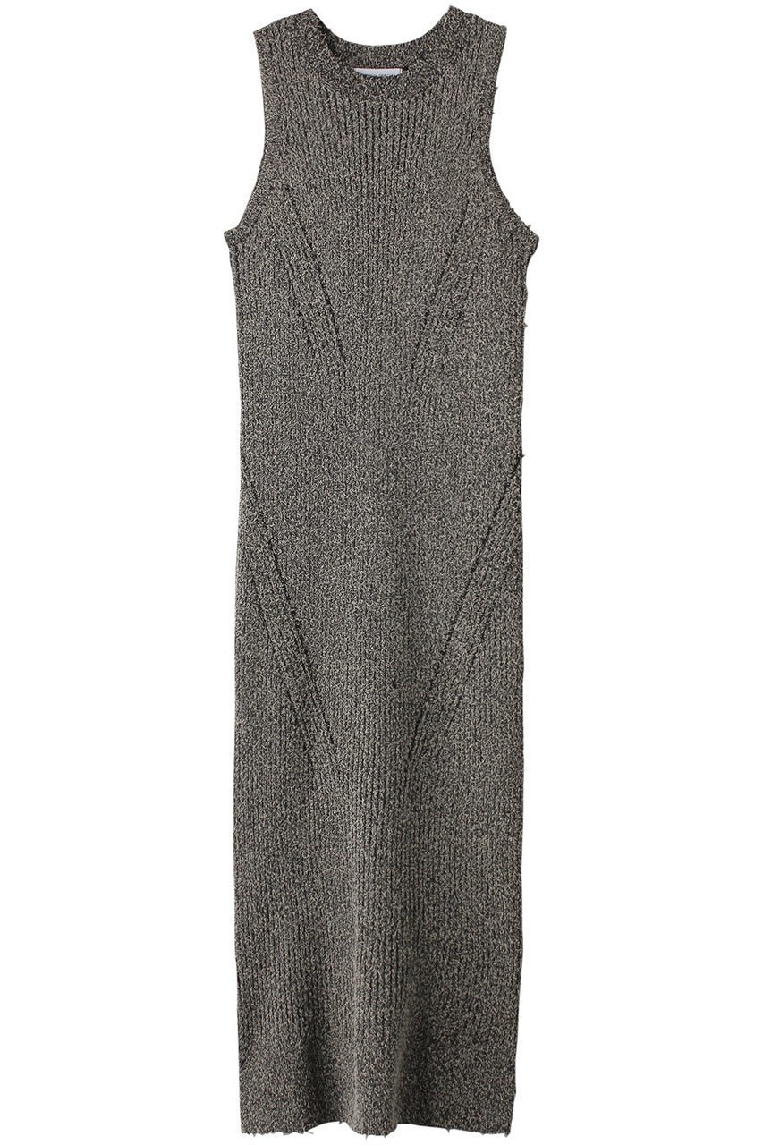 【メゾンスペシャル/MAISON SPECIAL】のCurl Yarn American Sleeve Maxi Knit One-piece Dress/カールヤーンアメスリマキシニットワンピース インテリア・キッズ・メンズ・レディースファッション・服の通販 founy(ファニー) 　ファッション　Fashion　レディースファッション　Fashion for Women　ワンピース　Dresses　フォーマル・パーティードレス・結婚式用ドレス　Elegant & Casual Dresses　ニットワンピース　Knit Dresses　チュニック　Tunic Tops & Dresses　春　Spring　カッティング　Cutting Detail　ジャケット　Jacket, Outerwear　スリット　Slit, Slit Detail　スリム　Slim, Slim Fit　センター　Center, Center Line　チュニック　Tunic, Long Top　ノースリーブ　Sleeveless, No-Sleeve　ブルゾン　Blouson, Bomber Jacket　羽織　Haori, Light Jacket　ロング　Long, Long-Length　ワイドリブ　Wide Rib, Wide Ribbed Knit　S/S・春夏　SS, Spring/Summer, Warm Season　夏　Summer　MLT1(マルチカラー)|ID: prp329100004822635 ipo3291000000035062514