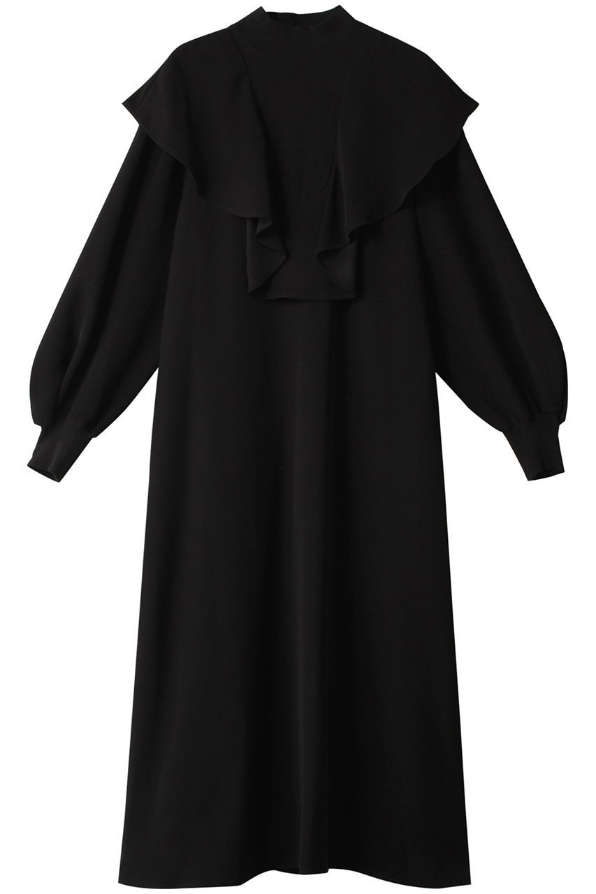 【エンフォルド/ENFOLD】のPEツイル ワイドフレアDRS/ドレス・ワンピース 人気、トレンドファッション・服の通販 founy(ファニー) 　ファッション　Fashion　レディースファッション　Fashion for Women　ワンピース　Dresses　フォーマル・パーティードレス・結婚式用ドレス　Elegant & Casual Dresses　チュニック　Tunic Tops & Dresses　チュニック　Tunic, Long Top　ツイル　Twist, Twisted Detail　ドレス　Dress, One-Piece　ドレープ　Drape, Draping Fabric　フレア　Flare, Flared　ロング　Long, Long-Length　ワイド　Wide, Wide Fit　エレガント 上品　Elegant　人気　Popular, Best Seller　定番　Standard, Basic Item　 other-1|ID: prp329100004822637 ipo3291000000035062526