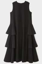 【ル フィル/LE PHIL】のワッフルプリーツティアードワンピース ブラック|ID: prp329100004822640 ipo3291000000035637104