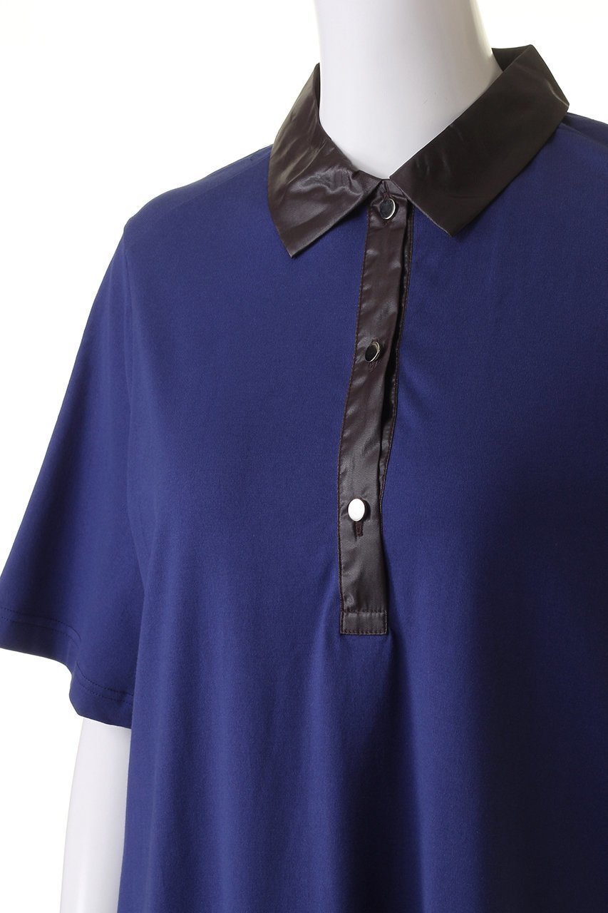 【ミディウミソリッド/MIDIUMISOLID】のwoven switching polo OP ワンピース 人気、トレンドファッション・服の通販 founy(ファニー) 　ファッション　Fashion　レディースファッション　Fashion for Women　ワンピース　Dresses　チュニック　Tunic Tops & Dresses　おすすめ　Recommended / Our Picks　なめらか　Smooth, Silky Texture　シューズ　Shoes, Footwear　スポーティ　Sporty, Casual Athletic　ダウン　Down, Puffer　チュニック　Tunic, Long Top　フラット　Flat, Flat Shoes　マキシ　Maxi, Full Length　ロング　Long, Long-Length　other-5|ID: prp329100004822641 ipo3291000000036029238