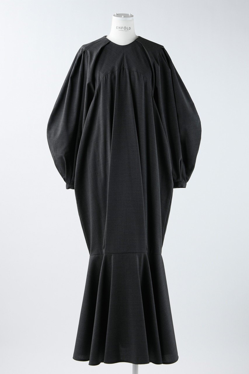 【エンフォルド/ENFOLD】のT/Wトロ マーメイドコクーン DRS/ドレス・ワンピース インテリア・キッズ・メンズ・レディースファッション・服の通販 founy(ファニー) ファッション Fashion レディースファッション Fashion for Women ワンピース Dresses フォーマル・パーティードレス・結婚式用ドレス Elegant & Casual Dresses チュニック Tunic Tops & Dresses エレガント 上品 Elegant オケージョン Occasion Wear クリスマス X'mas Christmas / X'mas ストレッチ Stretch, Stretchy Fabric スーツ Suit, Formalwear チュニック Tunic, Long Top ドレス Dress, One-Piece フレア Flare, Flared マーメイド Mermaid, Fishtail Silhouette ロング Long, Long-Length チャコールグレー|ID: prp329100004822649 ipo3291000000035062614