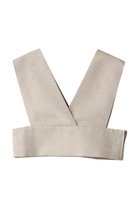 【ミディウミソリッド/MIDIUMISOLID】のv neck bustier ビスチェ ivory|ID: prp329100004822683 ipo3291000000035063006