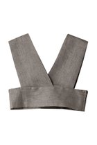 【ミディウミソリッド/MIDIUMISOLID】のv neck bustier ビスチェ gray|ID: prp329100004822683 ipo3291000000035063008