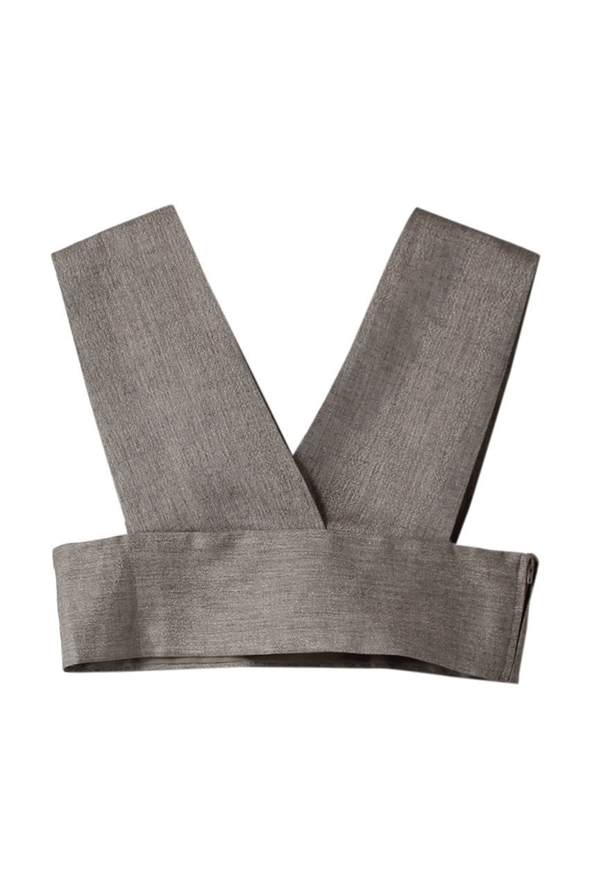 【ミディウミソリッド/MIDIUMISOLID】のv neck bustier ビスチェ インテリア・キッズ・メンズ・レディースファッション・服の通販 founy(ファニー) ファッション Fashion レディースファッション Fashion for Women トップス・カットソー Cut & Sew Tops キャミソール&ノースリーブ Camisoles & Sleeveless Tops シャツ・ブラウス・オフィスカジュアル Elegant Blouses & Button-Ups ビスチェ Bustiers & Corset Tops / Layered Bustier Style おすすめ Recommended / Our Picks シンプル Simple, Minimal セットアップ Set-Up, Coordinated Outfit ノースリーブ Sleeveless, No-Sleeve ビスチェ Bustier, Corset Top リネン Linen, Linen Fabric gray|ID: prp329100004822683 ipo3291000000036140587