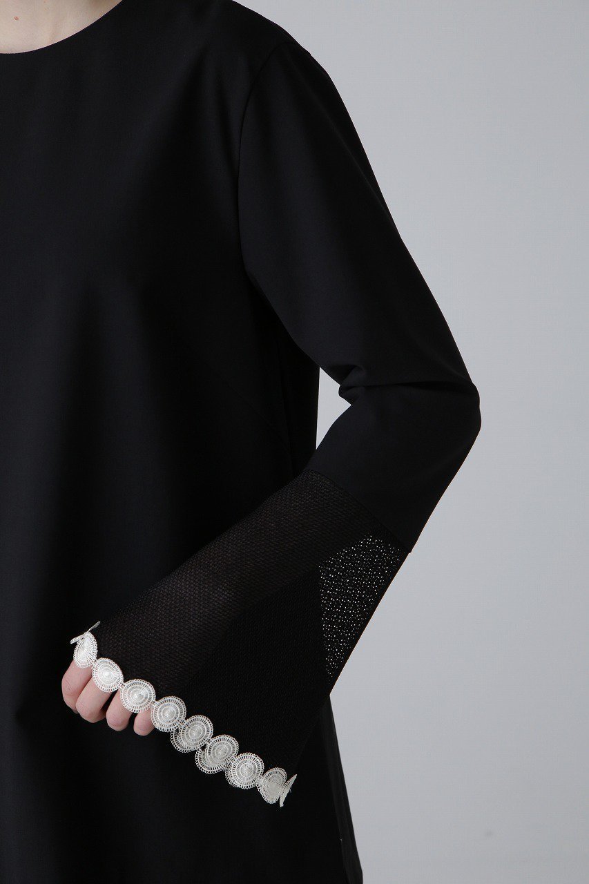 【アドーア/ADORE】のレノクロスラッフルブラウス 人気、トレンドファッション・服の通販 founy(ファニー) 　ファッション　Fashion　レディースファッション　Fashion for Women　トップス・カットソー　Cut & Sew Tops　シャツ・ブラウス・オフィスカジュアル　Elegant Blouses & Button-Ups　シンプル　Simple, Minimal　スリーブ　Sleeve, Long Sleeve / Short Sleeve　フェミニン　Feminine, Girly　マニッシュ　Mannish, Boyish　レース　Lace, Lace Fabric　ロング　Long, Long-Length　other-3|ID: prp329100004822747 ipo3291000000035063862