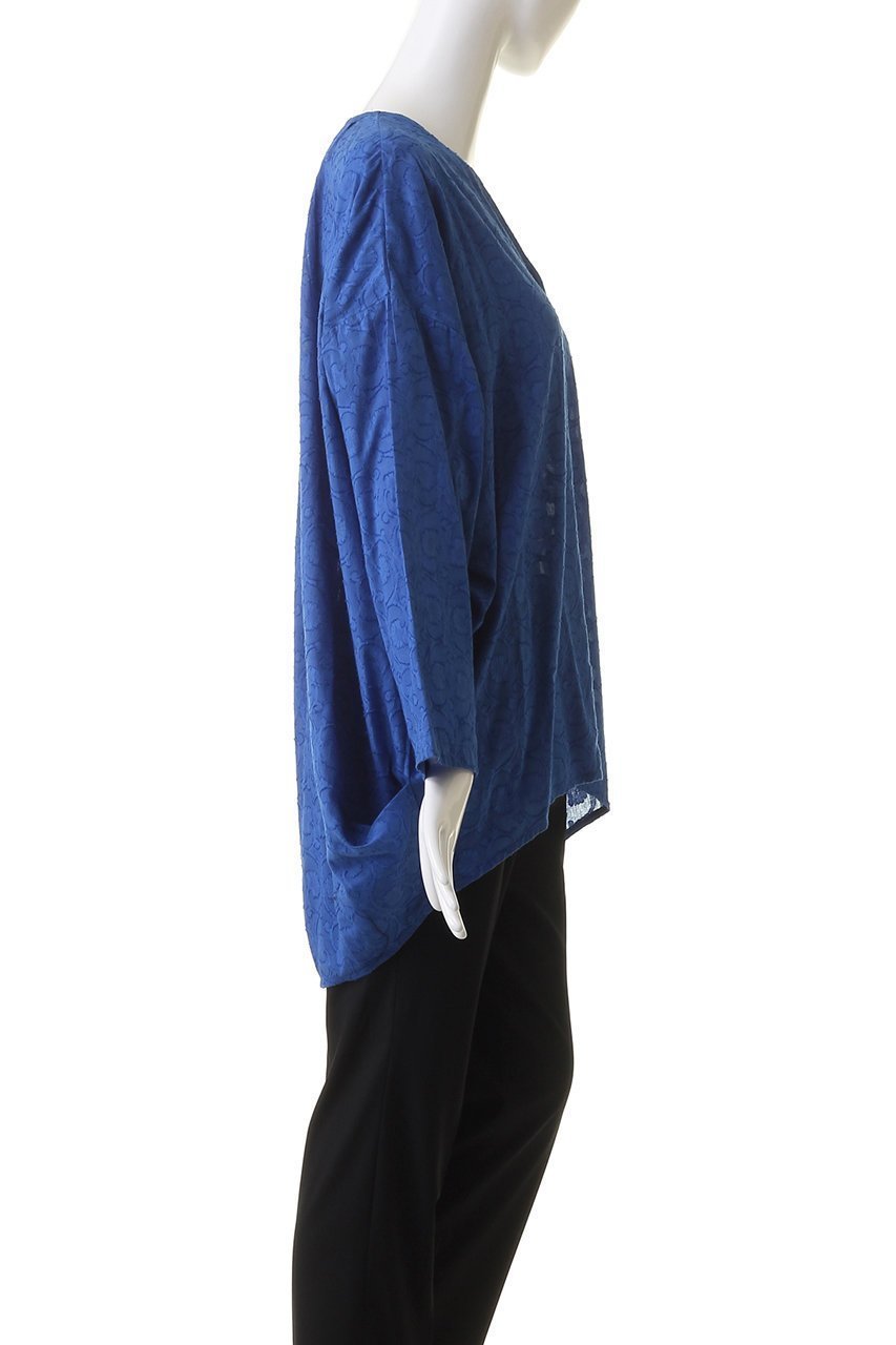 【ミズイロ インド/mizuiro ind】のjacquard V neck cocoon shirt シャツ 人気、トレンドファッション・服の通販 founy(ファニー) 　ファッション　Fashion　レディースファッション　Fashion for Women　トップス・カットソー　Cut & Sew Tops　シャツ・ブラウス・オフィスカジュアル　Elegant Blouses & Button-Ups　おすすめ　Recommended / Our Picks　ギャザー　Gathered, Ruffled　シアー　Sheer, See-Through　ジャカード／ジャガード　Jacquard, Woven Pattern　スリーブ　Sleeve, Long Sleeve / Short Sleeve　セットアップ　Set-Up, Coordinated Outfit　ロング　Long, Long-Length　other-3|ID: prp329100004822753 ipo3291000000035333446