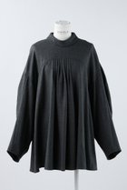 【エンフォルド/ENFOLD】のストレッチサキソニー バックタイ P.O/プルオーバー チャコールグレー|ID: prp329100004822759 ipo3291000000035064100