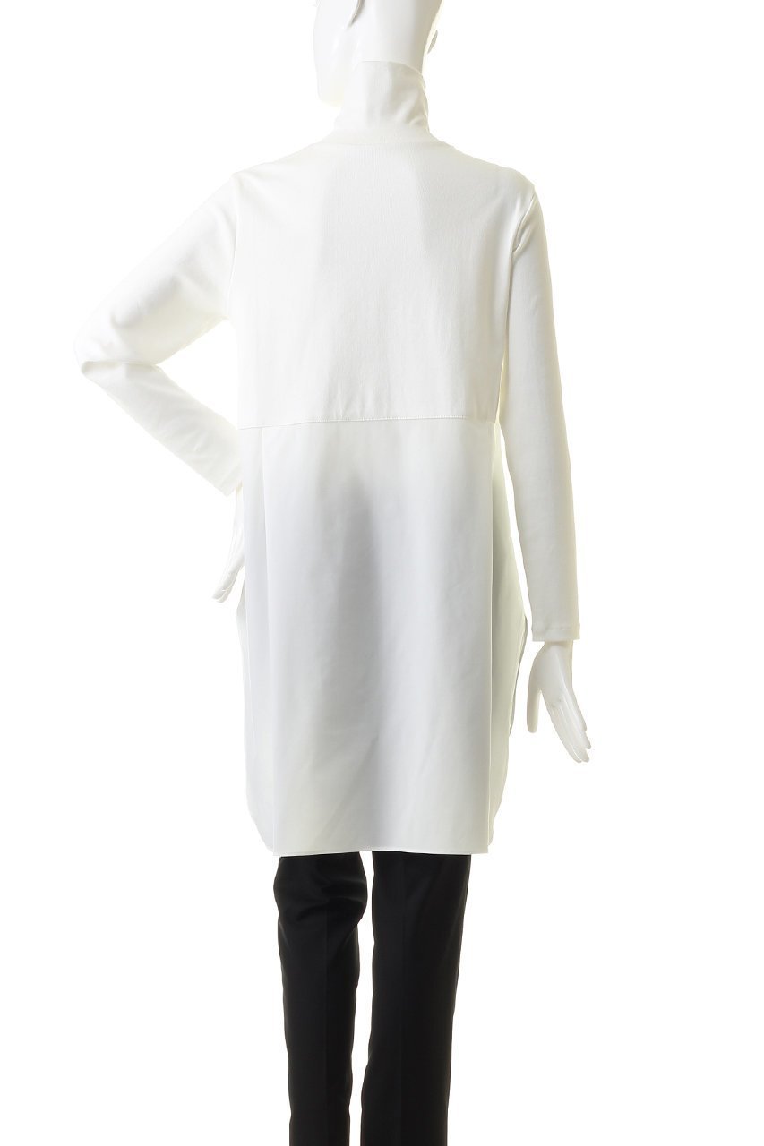 【ル フィル/LE PHIL】のSOLOTEXブロードコンビブラウス 人気、トレンドファッション・服の通販 founy(ファニー) 　ファッション　Fashion　レディースファッション　Fashion for Women　トップス・カットソー　Cut & Sew Tops　シャツ・ブラウス・オフィスカジュアル　Elegant Blouses & Button-Ups　コンビ　Combo, Combination Style　ストレッチ　Stretch, Stretchy Fabric　スリット　Slit, Slit Detail　スリーブ　Sleeve, Long Sleeve / Short Sleeve　フロント　Front, Front Design　ロング　Long, Long-Length　other-4|ID: prp329100004822765 ipo3291000000035064195