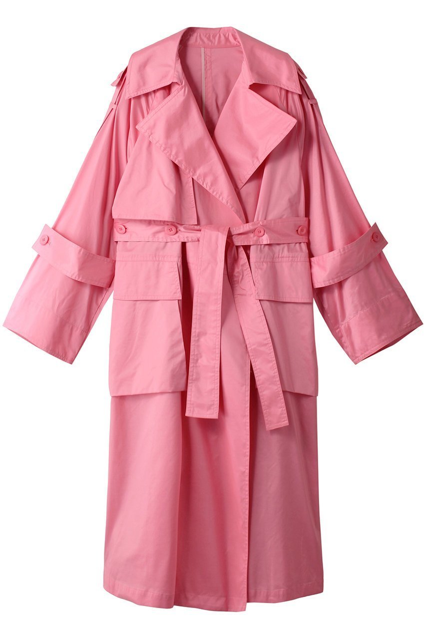 【メゾンスペシャル/MAISON SPECIAL】のマルチファブリックオーバーサイズトレンチ インテリア・キッズ・メンズ・レディースファッション・服の通販 founy(ファニー) 　ファッション　Fashion　レディースファッション　Fashion for Women　アウター　Coat / Outerwear Collection　コート・ロングコート・ピーコート　Long Coats, Peacoats & More　グログラン　Grosgrain, Grosgrain Ribbon　コーティング　Coating, Coated Finish　スリーブ　Sleeve, Long Sleeve / Short Sleeve　タフタ　Taffeta, Structured Fabric　タンブラー　Tumbler, Travel Mug　ロング　Long, Long-Length　別注　Limited Edition, Custom Order　PNK(ピンク)|ID: prp329100004822778 ipo3291000000035064516