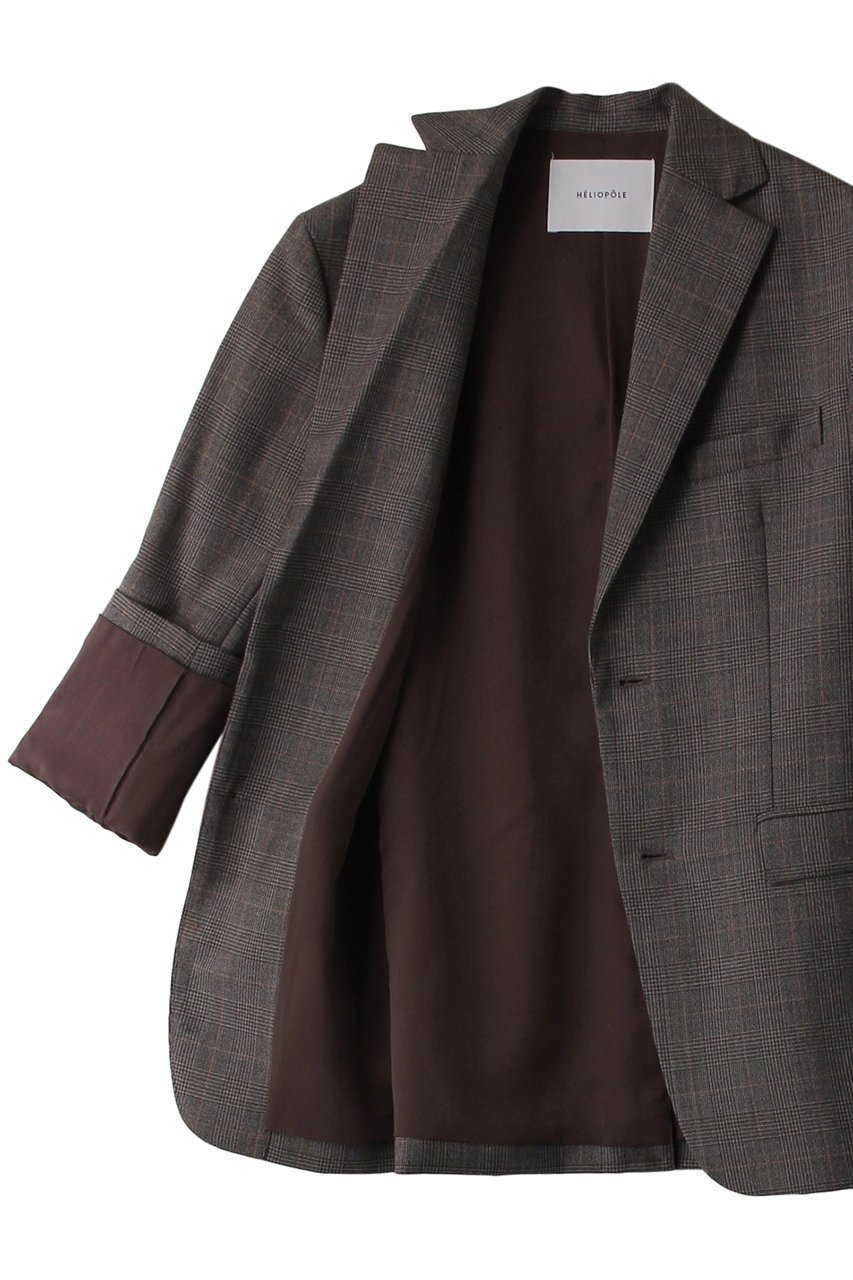 【エリオポール/heliopole】のthe ELLISON ジャケット 人気、トレンドファッション・服の通販 founy(ファニー) 　ファッション　Fashion　レディースファッション　Fashion for Women　アウター　Coat / Outerwear Collection　レディースジャケット・軽アウター　Jackets　おすすめ　Recommended / Our Picks　ジャケット　Jacket, Outerwear　ストレッチ　Stretch, Stretchy Fabric　セットアップ　Set-Up, Coordinated Outfit　チェック　Check, Plaid, Tartan　定番　Standard, Basic Item　A/W・秋冬　Autumn/Winter　other-6|ID: prp329100004822837 ipo3291000000035065806