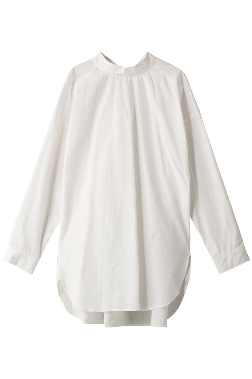 【ミディウミソリッド/MIDIUMISOLID】のh/neck drop shoulder PO プルオーバー インテリア・キッズ・メンズ・レディースファッション・服の通販 founy(ファニー) ファッション Fashion レディースファッション Fashion for Women トップス・カットソー Cut & Sew Tops ニット Knit Tops & Sweaters カジュアルプルオーバー・ニットトップス Pullovers & Knit Tops / Casual Pullovers ギャザー Gathered, Ruffled スリット Slit, Slit Detail フェミニン Feminine, Girly ベーシック Basic, Essential 春 Spring off white|ID: prp329100004822857 ipo3291000000035923608