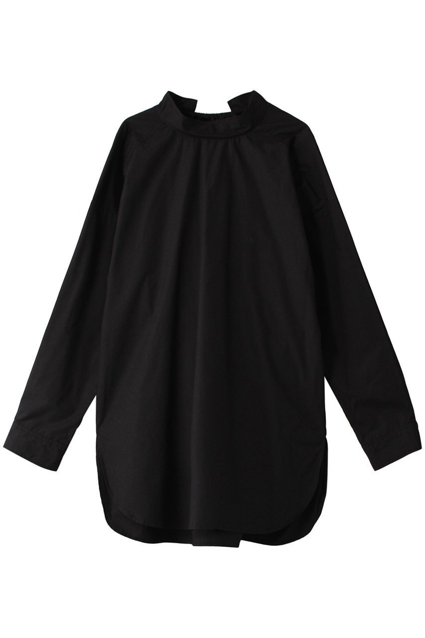 【ミディウミソリッド/MIDIUMISOLID】のh/neck drop shoulder PO プルオーバー インテリア・キッズ・メンズ・レディースファッション・服の通販 founy(ファニー) ファッション Fashion レディースファッション Fashion for Women トップス・カットソー Cut & Sew Tops ニット Knit Tops & Sweaters カジュアルプルオーバー・ニットトップス Pullovers & Knit Tops / Casual Pullovers ギャザー Gathered, Ruffled スリット Slit, Slit Detail フェミニン Feminine, Girly ベーシック Basic, Essential 春 Spring black|ID: prp329100004822857 ipo3291000000035923610